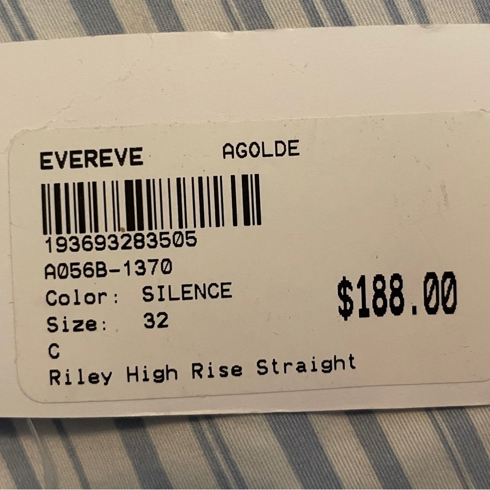 Agolde Riley High Rise Straight - Picture 5 of 6